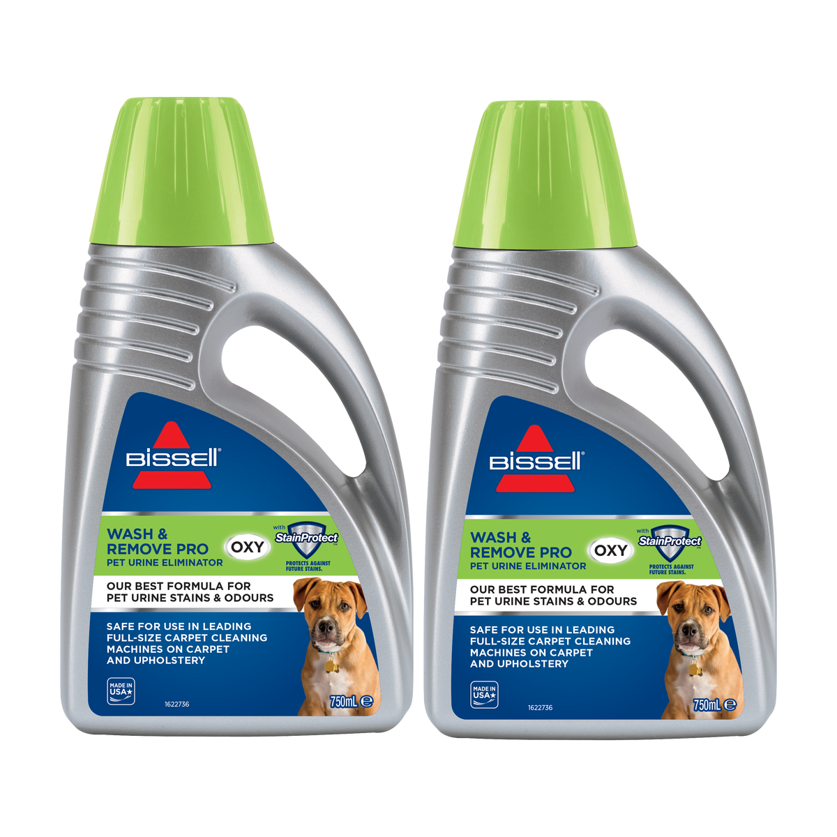 Twin Pack Wash Remove Pro Oxy Pet Urine Eliminator Formula