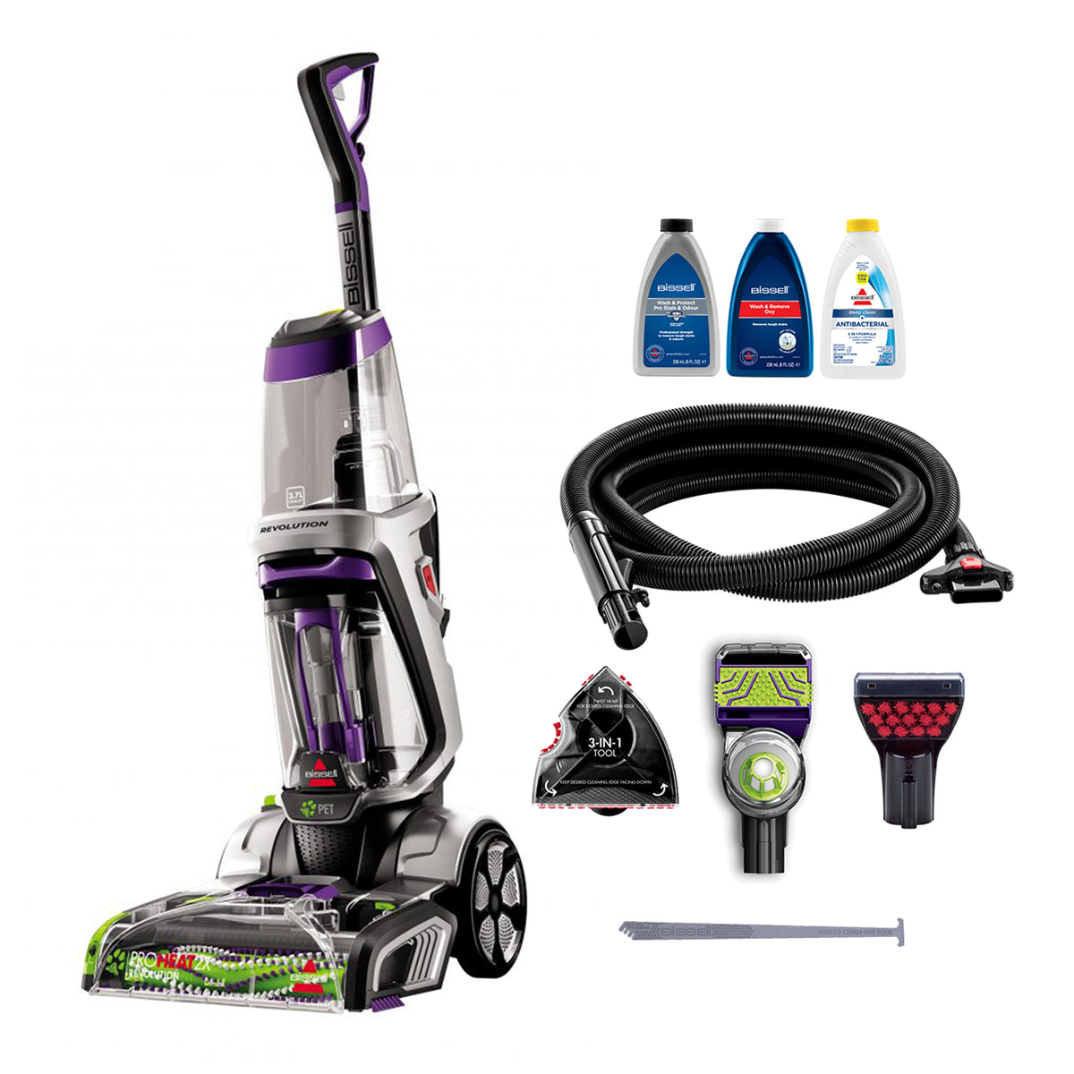 Steam Cleaner How To Use Bissell Revolution Pet Pro ProHeat® 2X