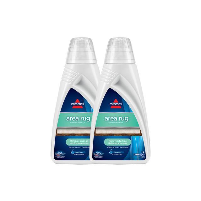 BISSELL Twin Pack Area Rug Cleaning Formula For CrossWave 17869