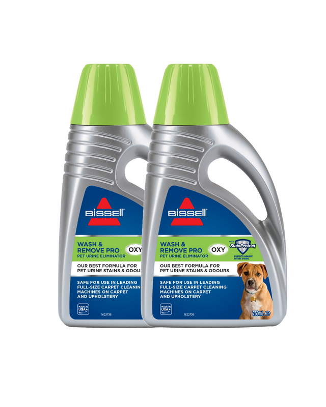 Twin Pack Wash & Remove Pro Oxy Pet Urine Eliminator Formula 2833E