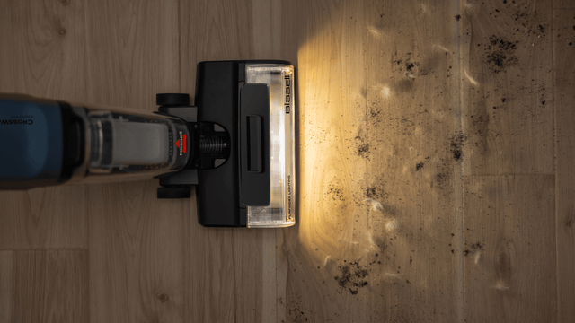 Bissell CrossWave EdgeFind with FurFinder Headlight Technology.