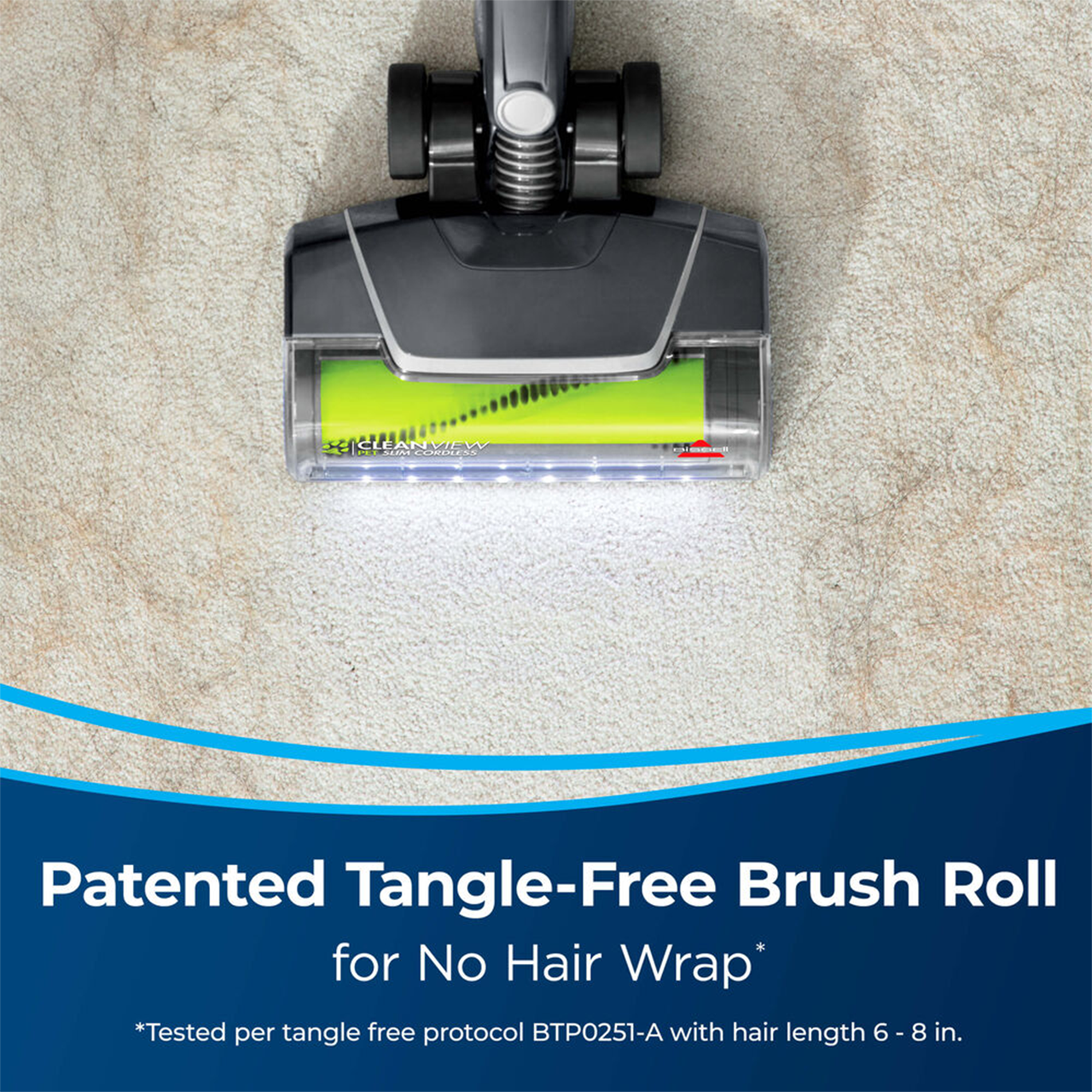 Brushroll For Bissell Pet Hair Eraser Slim Corded – Fits Models 2897, 28311, 3070 – 1624521