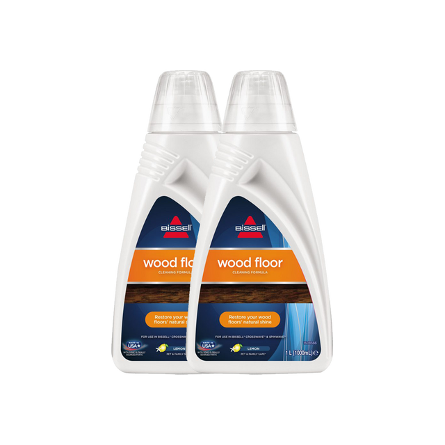 BISSELL Twin Pack Wood Floor Cleaning Formula For CrossWave & SpinWave 17889
